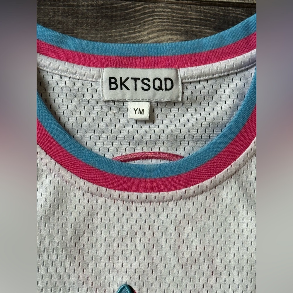 Bucketsquad BKTSQD MIAMI Basketball Mesh Jersey NEW 12 - Picture 2 of 3